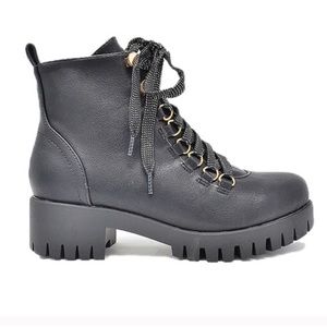 Chloe and chase lace up combat boots